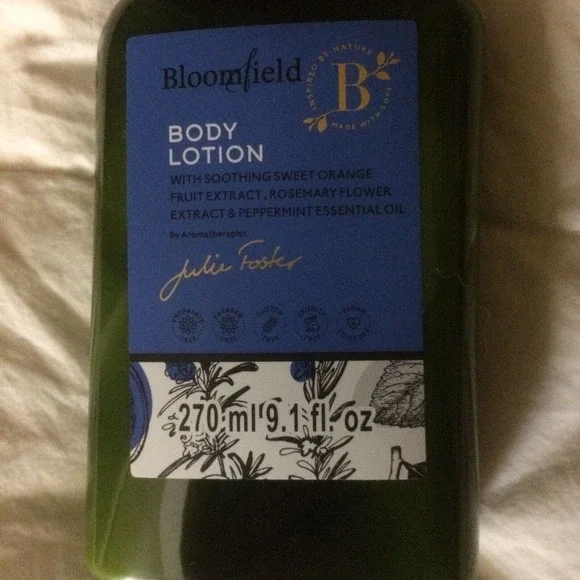 Bloomfield Body Lotion Soothing Herbal Fruit Extracts & Essential Oils New - Picture 2 of 10